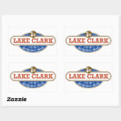 Nationaal Park Lake Clark Rechthoekige Sticker (Vel)