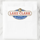 Nationaal Park Lake Clark Rechthoekige Sticker (Tas)