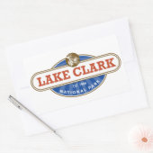 Nationaal Park Lake Clark Rechthoekige Sticker (Envelop)