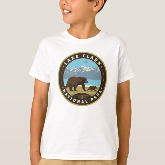 Nationaal Park Lake Clark T-shirt (Voorkant)