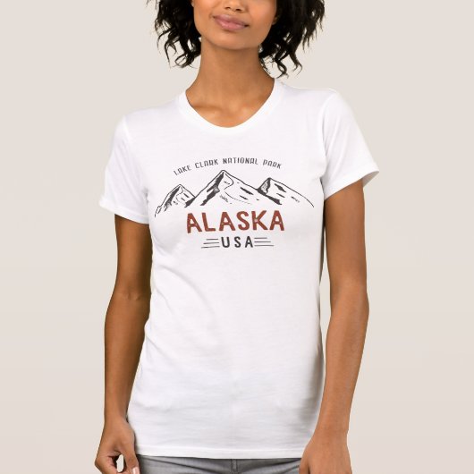 Nationaal park  Lake Clark T-shirt (Voorkant)