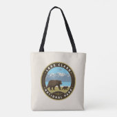 Nationaal Park Lake Clark Tote Bag (Achterkant)