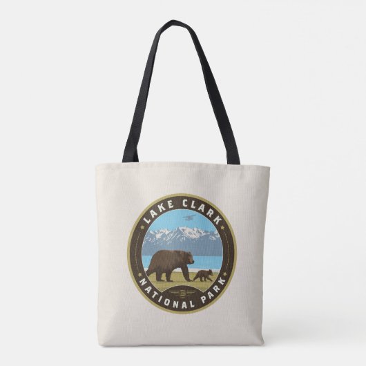 Nationaal Park Lake Clark Tote Bag (Achterkant)