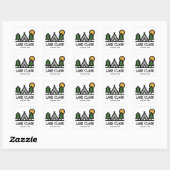 Nationaal Park Lake Clark Vierkante Sticker (Vel)