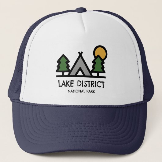 Nationaal park Lake District Trucker Pet (Voorkant)