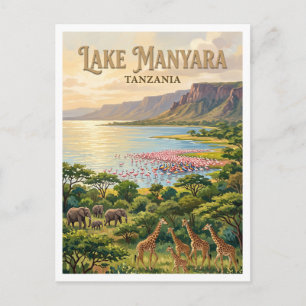 Nationaal park Lake Manyara Mto wa Mbu Tanzania Briefkaart