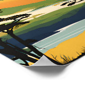 Nationaal park Lake Nakuru Poster (Hoek)