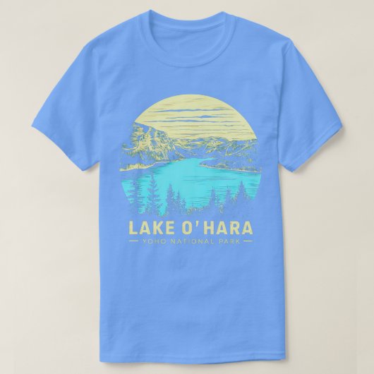Nationaal park Lake O HARA Yoho T-shirt (Design voorkant)