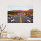 Nationaal Park langs Joshua Tree Poster (Keuken)