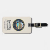 Nationaal park Lassen Volcanic Bagagelabel (Voorkant horizontaal)