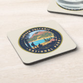 Nationaal park Lassen Volcanic Bier Onderzetter (Linkerzijde)