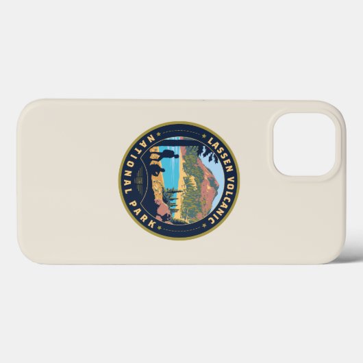Nationaal park Lassen Volcanic Case-Mate iPhone Case (Achterkant (horizontaal))