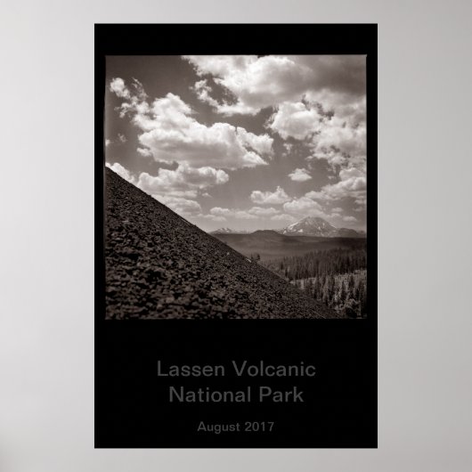 Nationaal park Lassen Volcanic, Cinder Cone Poster (Voorkant)