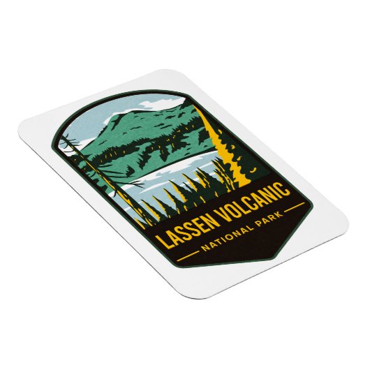 Nationaal park Lassen Volcanic Magneet (Rechterzijde)