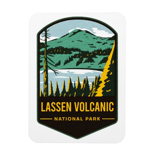 Nationaal park Lassen Volcanic Magneet (Verticaal)