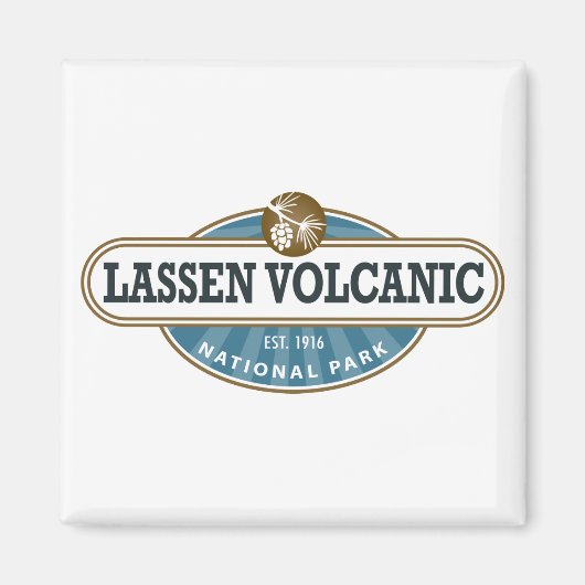 Nationaal park Lassen Volcanic Magneet (Voorkant)