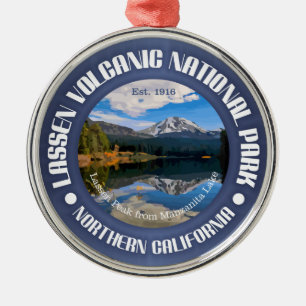Nationaal park Lassen Volcanic Metalen Ornament