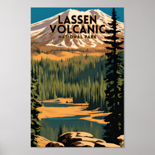 Nationaal park Lassen Volcanic Poster