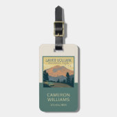 Nationaal park Lassen Volcanic | roadtrip Bagagelabel (Voorkant verticaal)