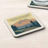 Nationaal park Lassen Volcanic | roadtrip Bier Onderzetter (Linkerzijde)