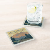 Nationaal park Lassen Volcanic | roadtrip Glazen Onderzetter (Schuin)