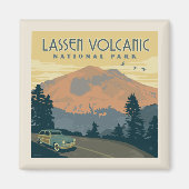 Nationaal park Lassen Volcanic | roadtrip Magneet (Voorkant)