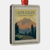 Nationaal park Lassen Volcanic | roadtrip Metalen Ornament (Rechts)