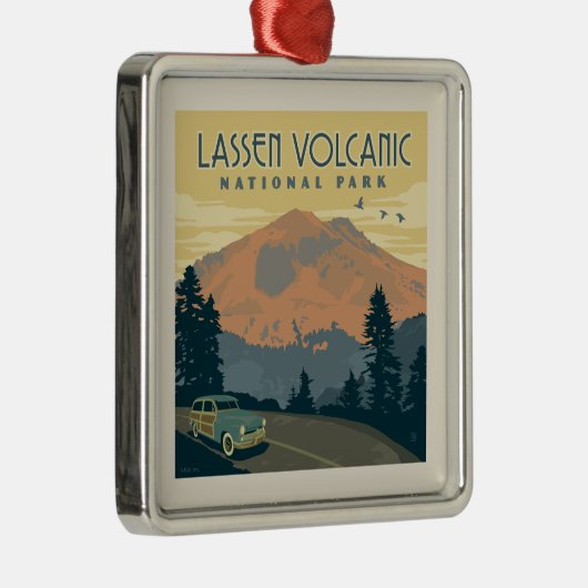 Nationaal park Lassen Volcanic | roadtrip Metalen Ornament (Rechts)