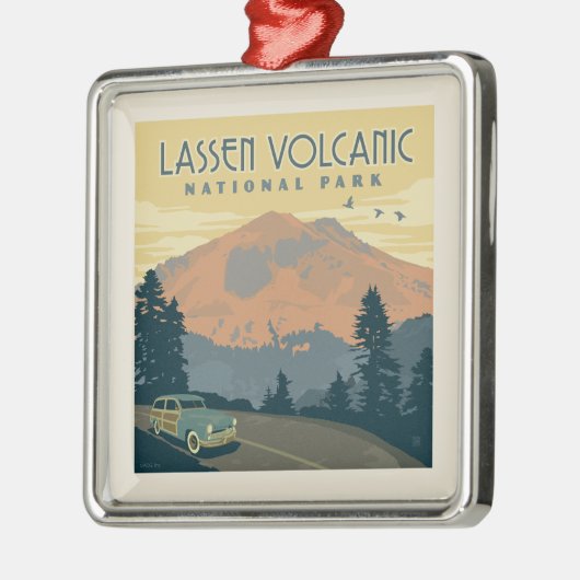 Nationaal park Lassen Volcanic | roadtrip Metalen Ornament (Links)