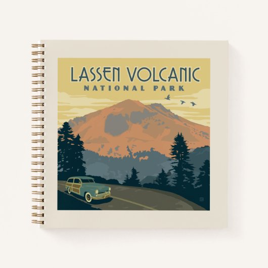 Nationaal park Lassen Volcanic | roadtrip Notitieboek (Voorkant)