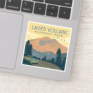 Nationaal park Lassen Volcanic   roadtrip Sticker