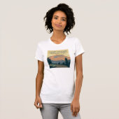 Nationaal park Lassen Volcanic | roadtrip T-shirt (Voorkant volledig)