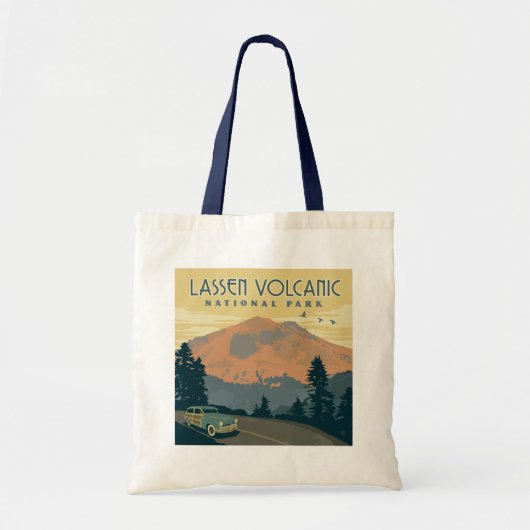 Nationaal park Lassen Volcanic | roadtrip Tote Bag (Voorkant)