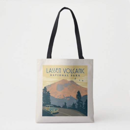 Nationaal park Lassen Volcanic | roadtrip Tote Bag (Voorkant)