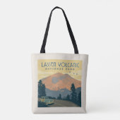 Nationaal park Lassen Volcanic | roadtrip Tote Bag (Achterkant)