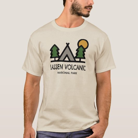 Nationaal park Lassen Volcanic T-shirt (Voorkant)