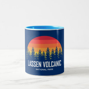 Nationaal park Lassen Volcanic Tweekleurige Koffiemok