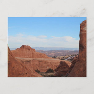 Nationaal park Lenticular Clouds Arches Briefkaart