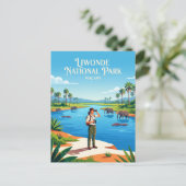 Nationaal park Liwonde Malawi Briefkaart (Staand voorkant)