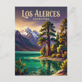 Nationaal park Los Alerces Argentinië Briefkaart
