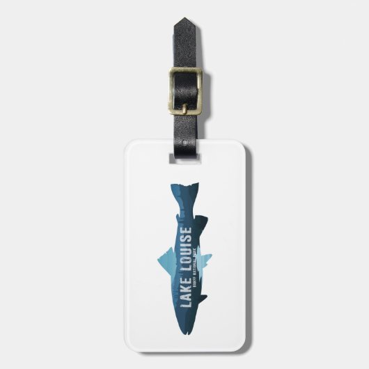 Nationaal Park Louise Banff Bagagelabel (Voorkant verticaal)