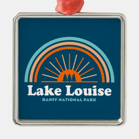 Nationaal park Louise Banff Metalen Ornament (Voorkant)