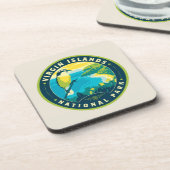 Nationaal Park Maagdeneilanden Bier Onderzetter (Linkerzijde)