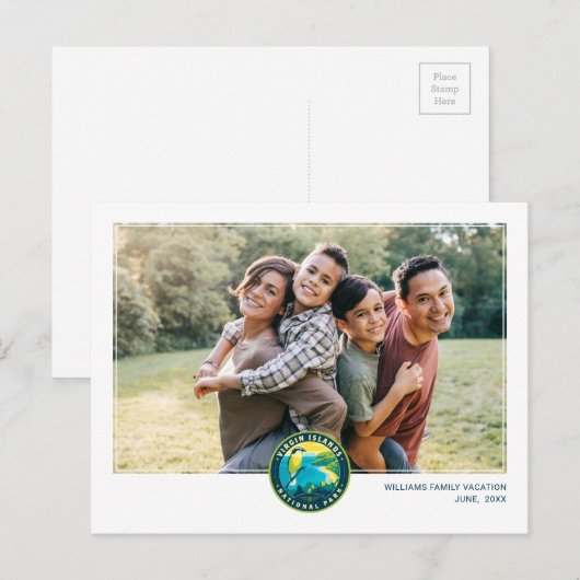 Nationaal Park Maagdeneilanden Briefkaart (Voorkant / Achterkant)