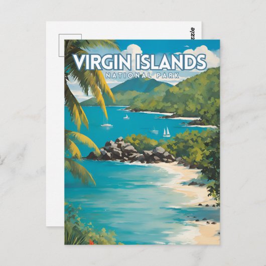 Nationaal Park Maagdeneilanden Briefkaart (Voorkant / Achterkant)