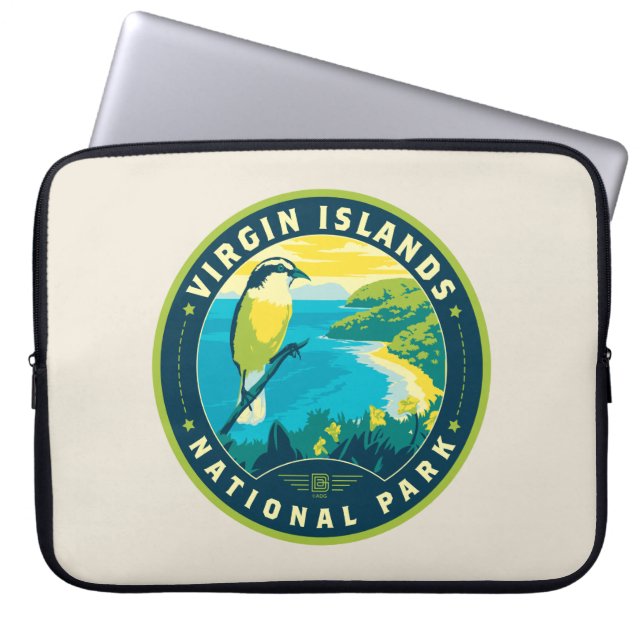 Nationaal Park Maagdeneilanden Laptop Sleeve (Voorkant)