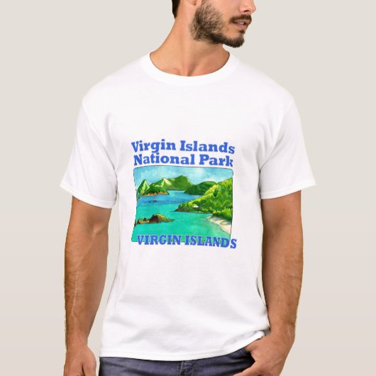 Nationaal Park Maagdeneilanden, Maagdeneilanden T-shirt (Voorkant)