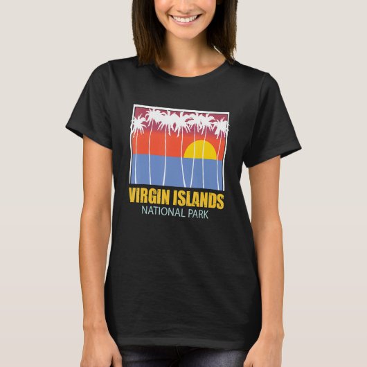 Nationaal Park Maagdeneilanden St. John Souvenir P T-shirt (Voorkant)
