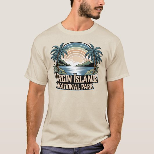Nationaal Park Maagdeneilanden T-shirt (Voorkant)