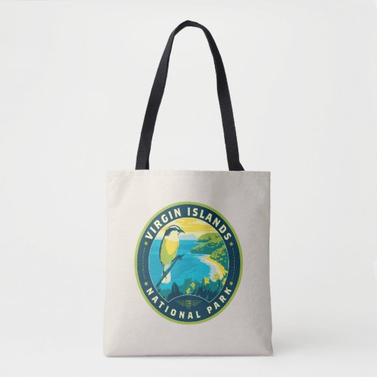 Nationaal Park Maagdeneilanden Tote Bag (Voorkant)